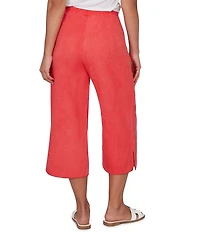 Ruby Rd. Petite Size Soft Double Gauze Relaxed Pull-On Pant