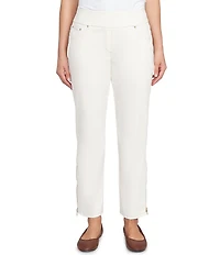 Ruby Rd. Petite Size Soft Stretch Denim Pull-On Ankle Pants