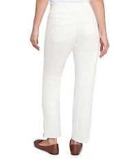Ruby Rd. Petite Size Soft Stretch Denim Pull-On Ankle Pants