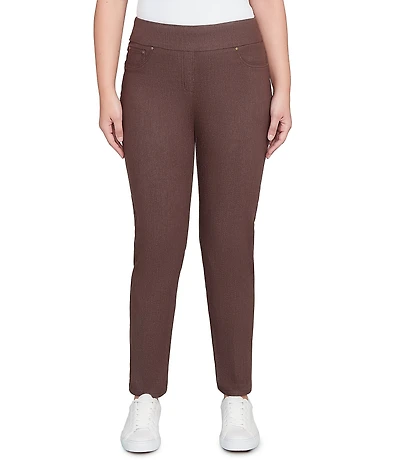 Ruby Rd. Petite Size Soft Stretch Pull-On Ankle Pants