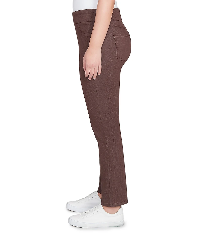 Ruby Rd. Petite Size Soft Stretch Pull-On Ankle Pants