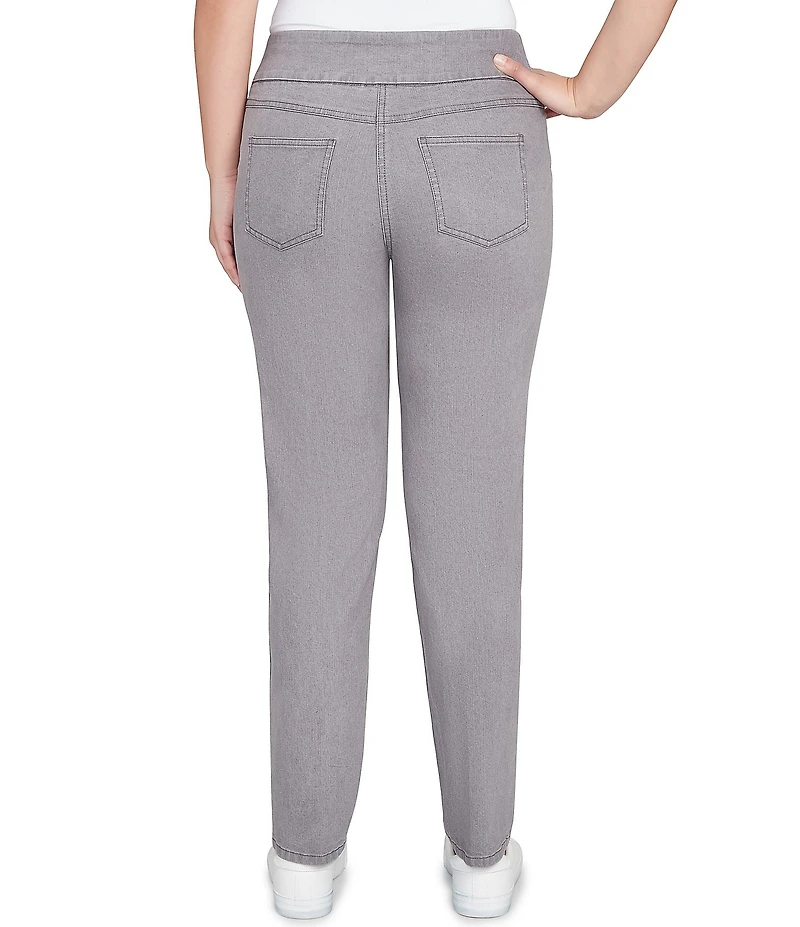 Ruby Rd. Petite Size Soft Stretch Pull-On Ankle Pants