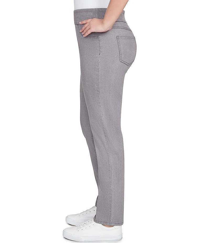 Ruby Rd. Petite Size Soft Stretch Pull-On Ankle Pants