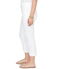 Ruby Rd. Petite Size Soft Stretch Twill Cuffed Hem Girlfriend Pants
