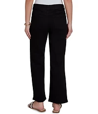 Ruby Rd. Petite Size Stovepipe Wide-Leg Denim Jeans