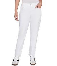 Ruby Rd. Petite Size Straight Slim Leg Denim Jeans