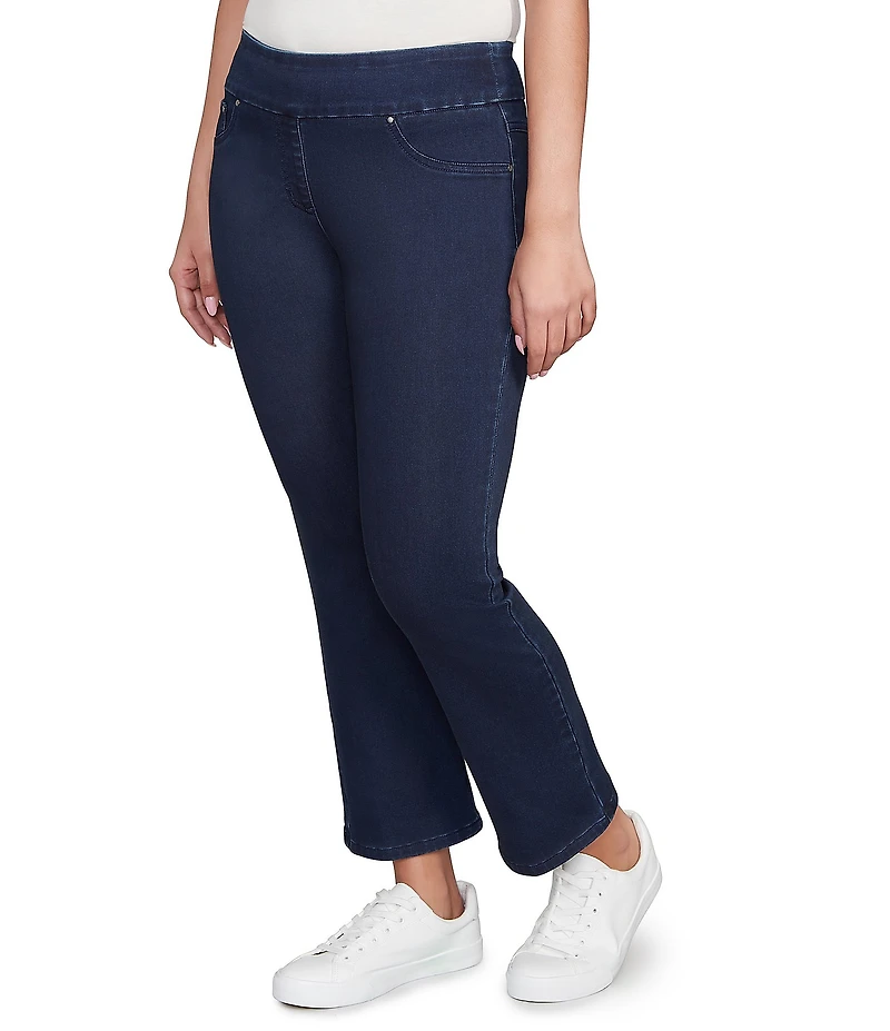 Ruby Rd. Petite Size Stretch Pull-On Slim Ankle Jeans