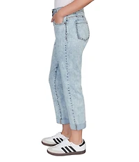 Ruby Rd. Petite Size Ultra-Soft Rolled Hem Girlfriend Jeans