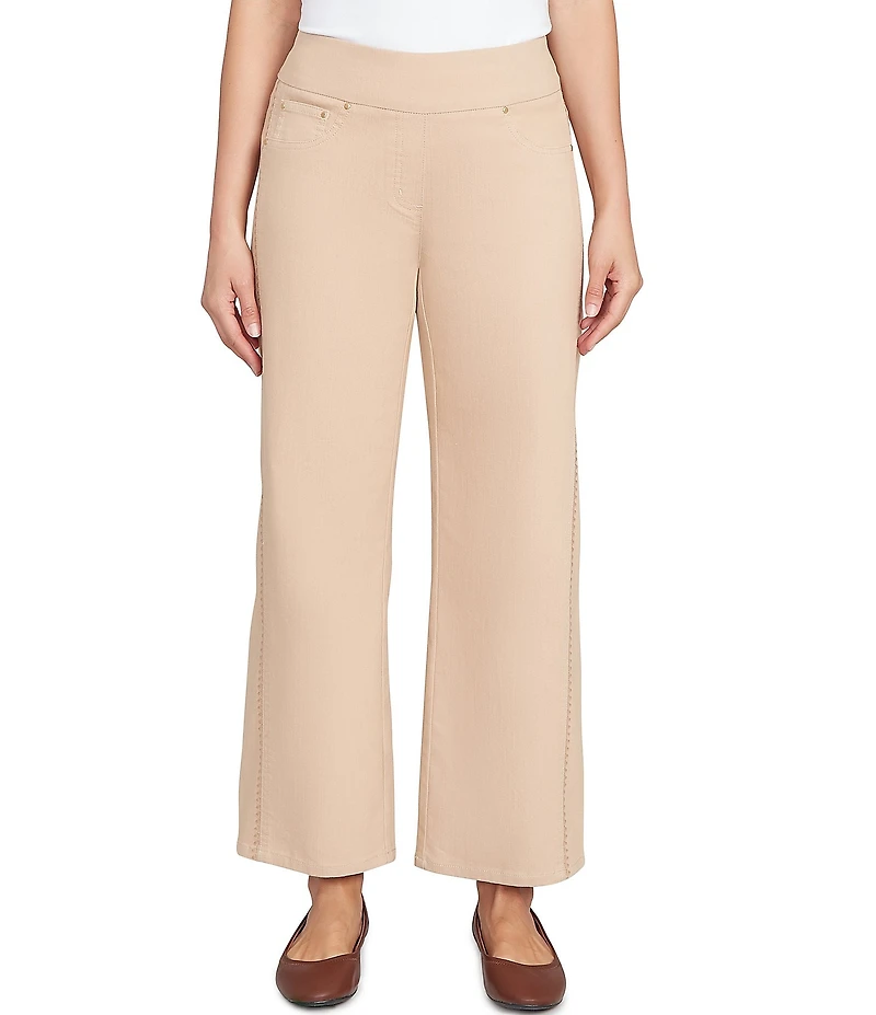 Ruby Rd. Petite Size Wide Leg Pull-On Pants