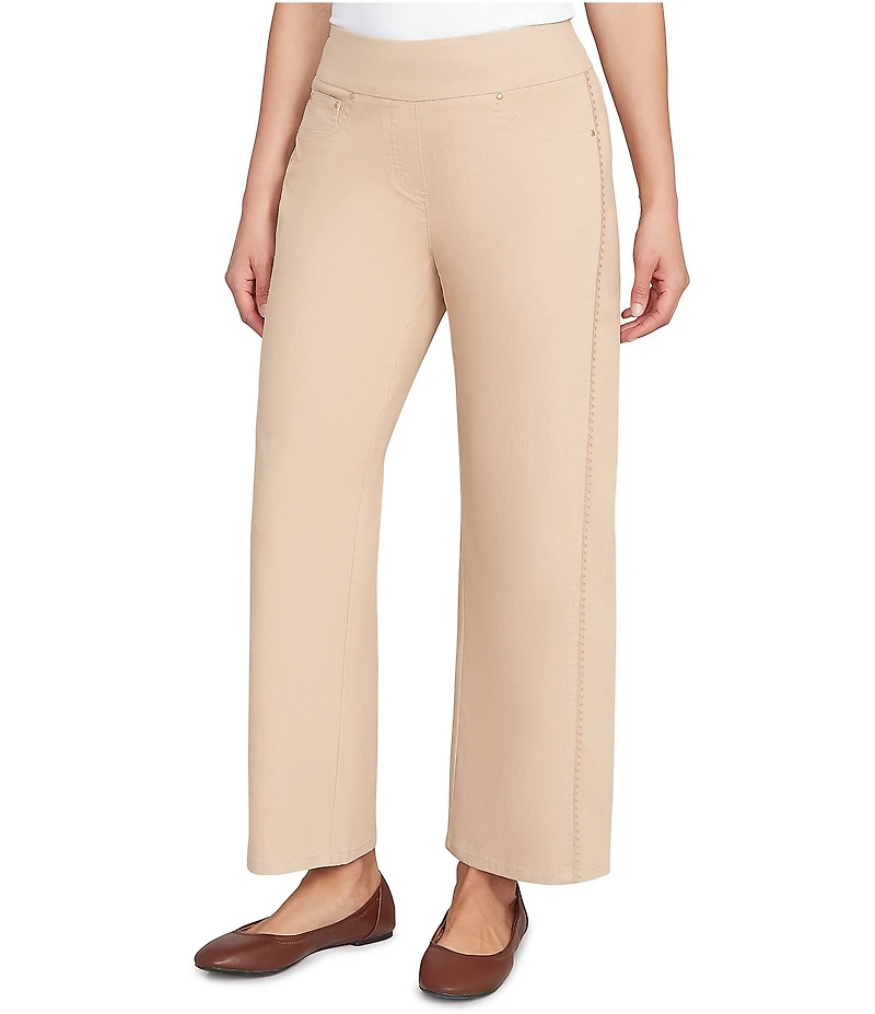 Ruby Rd. Petite Size Wide Leg Pull-On Pants