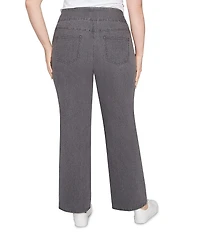 Ruby Rd. Plus Size Bootcut Flare Leg Pull-On Jeans