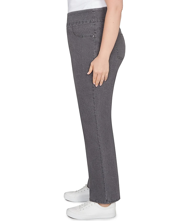 Ruby Rd. Plus Size Bootcut Flare Leg Pull-On Jeans