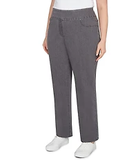 Ruby Rd. Plus Size Bootcut Flare Leg Pull-On Jeans