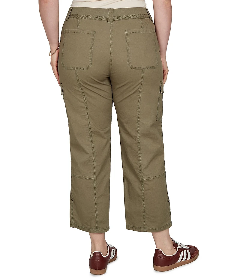 Ruby Rd. Plus Size Cargo Rolled Cuff Pant