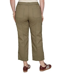 Ruby Rd. Plus Size Cargo Rolled Cuff Pant