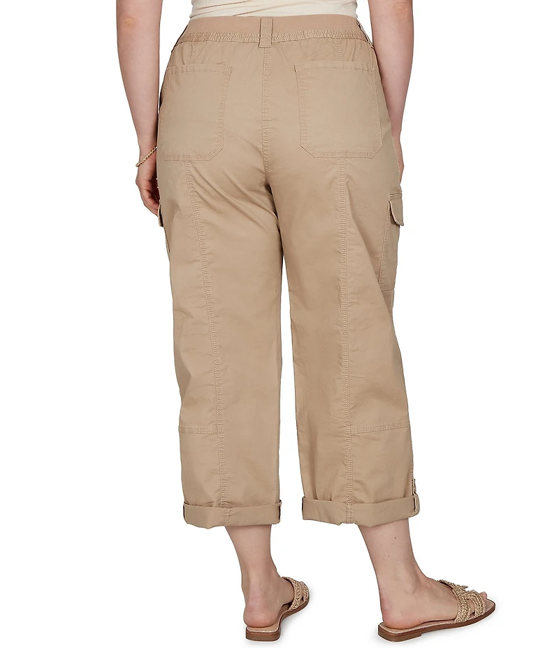 Ruby Rd. Plus Size Cargo Rolled Cuff Pant