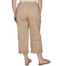 Ruby Rd. Plus Size Cargo Rolled Cuff Pant
