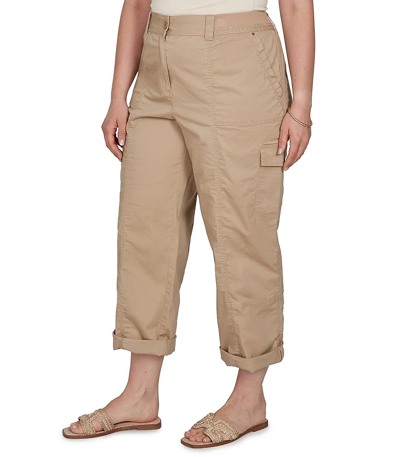 Ruby Rd. Plus Size Cargo Rolled Cuff Pant
