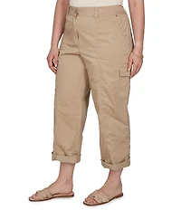 Ruby Rd. Plus Size Cargo Rolled Cuff Pant