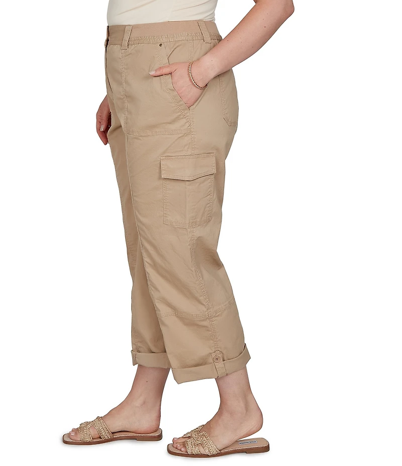 Ruby Rd. Plus Size Cargo Rolled Cuff Pant
