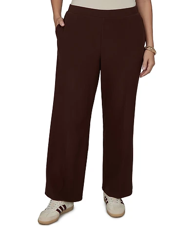 Ruby Rd. Plus Size Coordinating Premium Rib Knit Full Length Lounge Pants