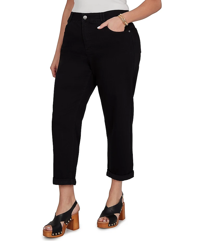 Ruby Rd. Plus Size Denim Girlfriend Jeans