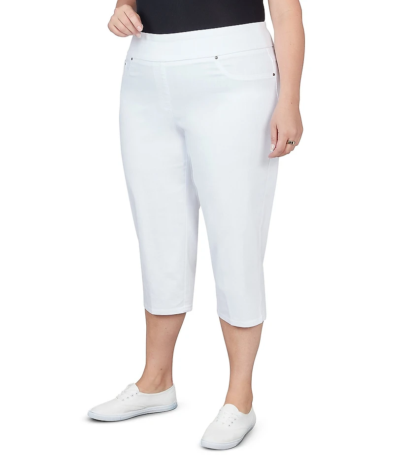 Ruby Rd. Plus Size Extra Stretch Pull-On Capri Pants