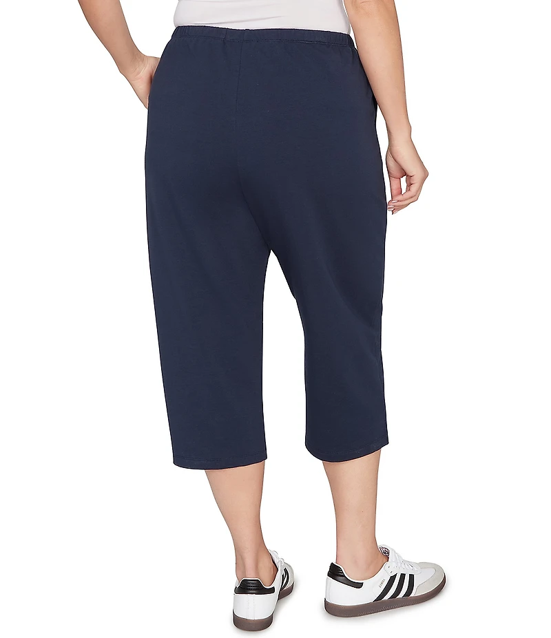 Ruby Rd. Plus Size French Terry Knit Pull-On Pants