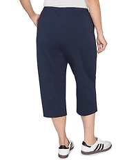 Ruby Rd. Plus Size French Terry Knit Pull-On Pants