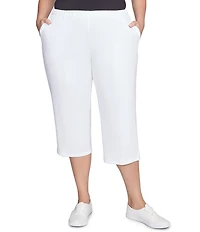 Ruby Rd. Plus Size French Terry Knit Pull-On Pants