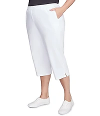 Ruby Rd. Plus Size French Terry Knit Pull-On Pants
