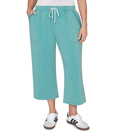 Ruby Rd. Plus Size French Terry Relaxed Pull-On Pants