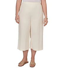 Ruby Rd. Plus Size Gauze Pull-On Cargo Pants