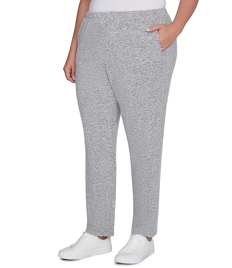 Ruby Rd. Plus Size Knit Pull-On Sweatpants