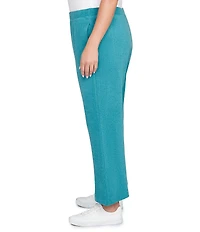 Ruby Rd. Plus Size Luxe Ribbed Wide-Leg Pull-On Coordinating Pants