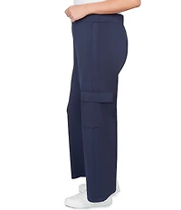 Ruby Rd. Plus Size Luxe Ultra Knit Pull-On Cargo Pants