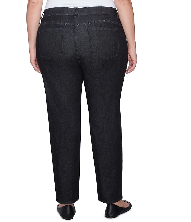 Ruby Rd. Plus Size Soft Denim Pull-On Boot-Cut Jeans