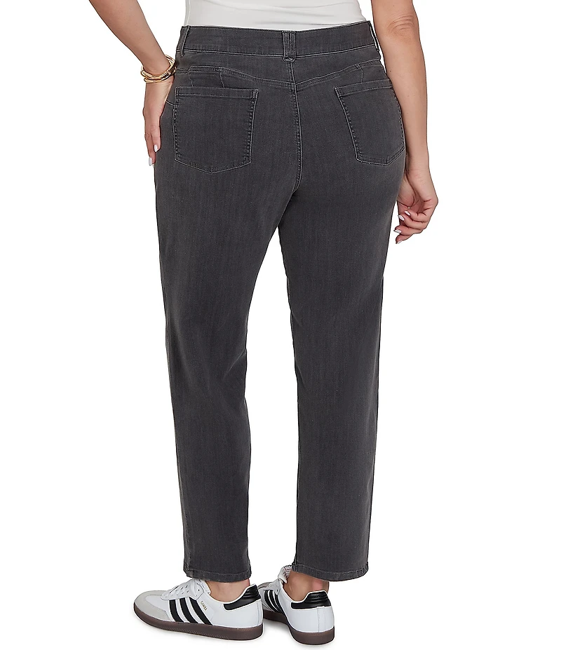 Ruby Rd. Plus Size Soft Denim Pull-On Boot-Cut Jeans