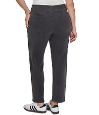 Ruby Rd. Plus Size Soft Denim Pull-On Boot-Cut Jeans