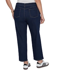Ruby Rd. Plus Size Soft Denim Pull-On Boot-Cut Jeans