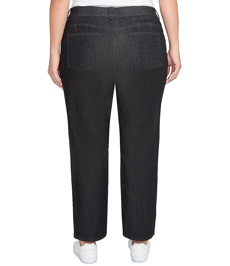 Ruby Rd. Plus Size Soft Denim Pull-On Boot-Cut Jeans