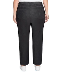 Ruby Rd. Plus Size Soft Denim Pull-On Boot-Cut Jeans