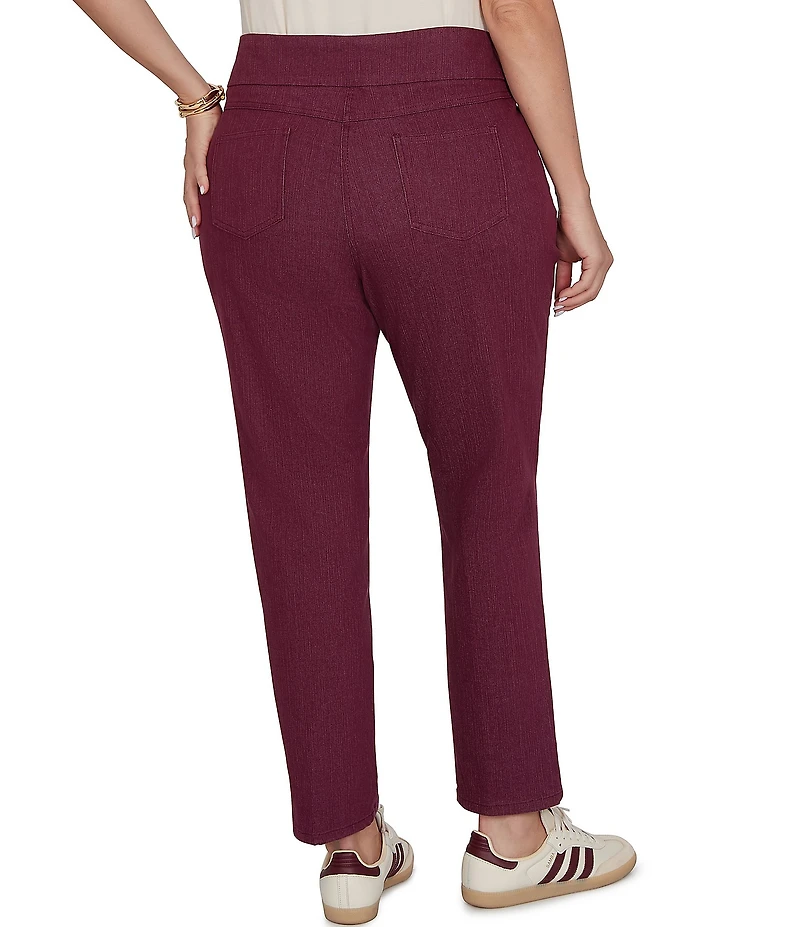 Ruby Rd. Plus Size Soft Extra-Stretch Pull-On Denim Pant