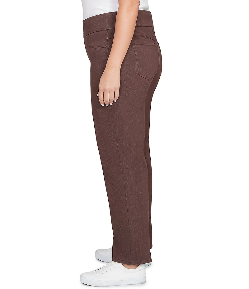 Ruby Rd. Plus Size Soft Stretch Pull-On Ankle Pants