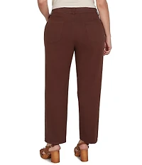 Ruby Rd. Plus Size Soft Stretch Straight Leg Denim Ankle Pants