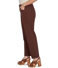 Ruby Rd. Plus Size Soft Stretch Straight Leg Denim Ankle Pants