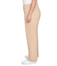 Ruby Rd. Plus Size Soft Terry Relaxed Pull-On Pants