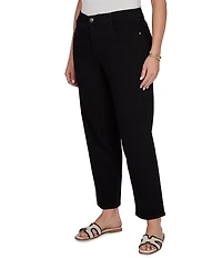 Ruby Rd. Plus Size Stretch Denim Straight Leg Slim Fit Pants