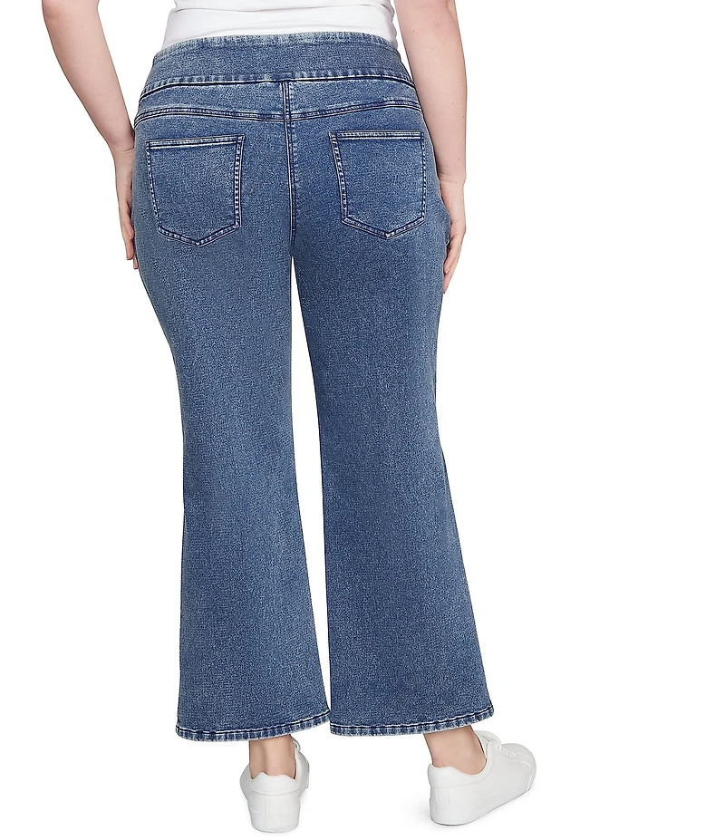Ruby Rd. Plus Size Stretch Pull-On Ankle Jeans