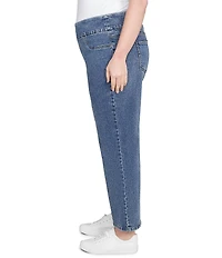 Ruby Rd. Plus Size Stretch Pull-On Ankle Jeans